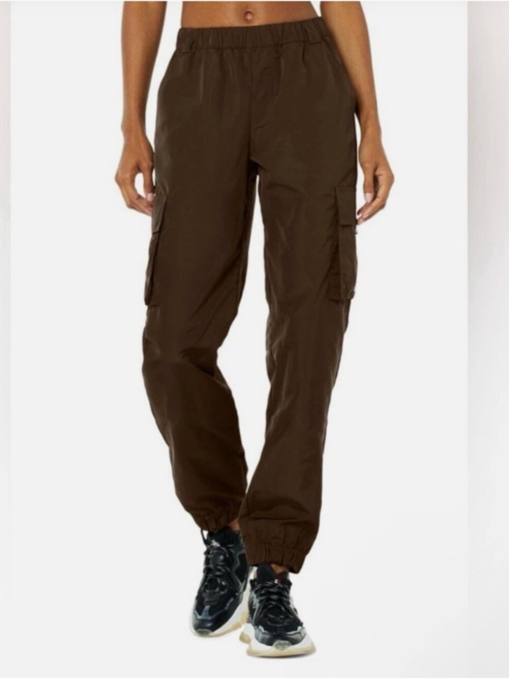 ALO Yoga It Girl Pants Espresso Brown Small